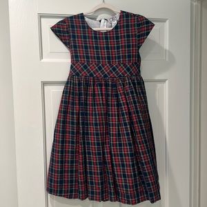 Girls Plaid Holiday Dress Size 7/8